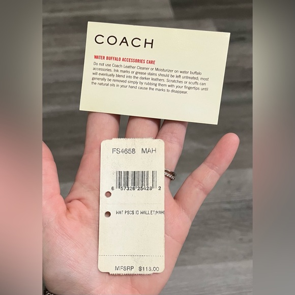 Coach Water Buffalo Vintage Wallet! - Picture 11 of 12